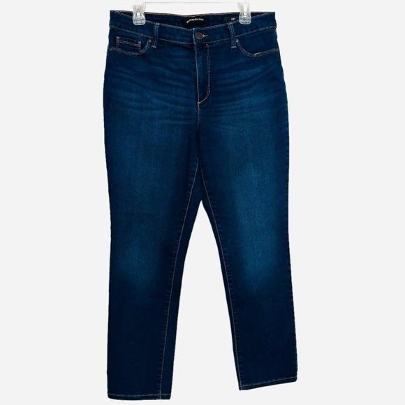 Bandolino Denim - Bandolino Size 14 Amy Modern Straight Leg Tummy Slimming Stretch Jeans